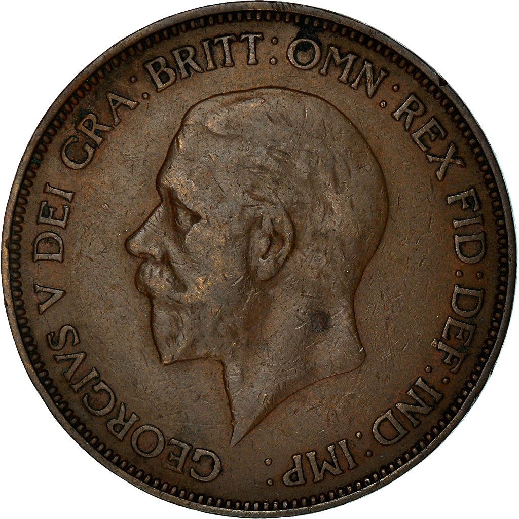 United Kingdom | 1 Penny Coin | George V | KM:838 | 1928 - 1936