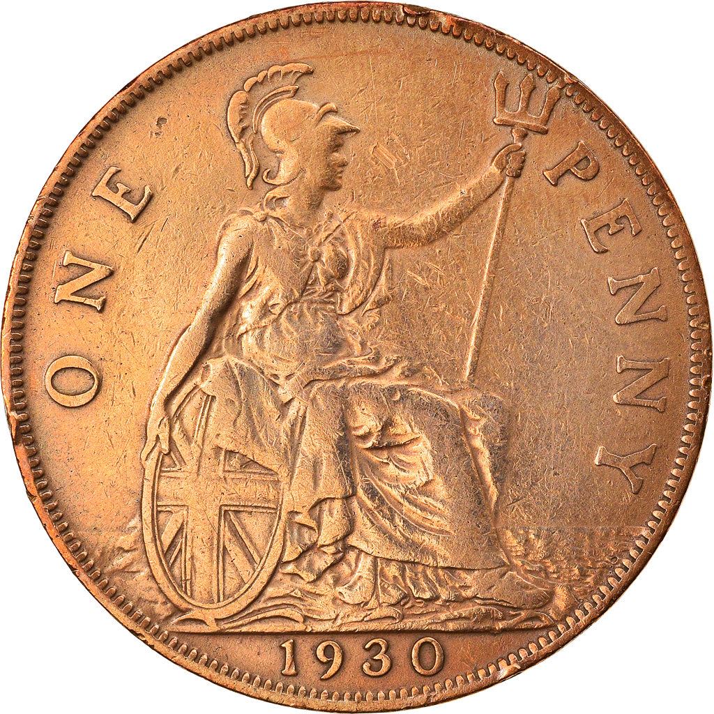 United Kingdom | 1 Penny Coin | George V | KM:838 | 1928 - 1936
