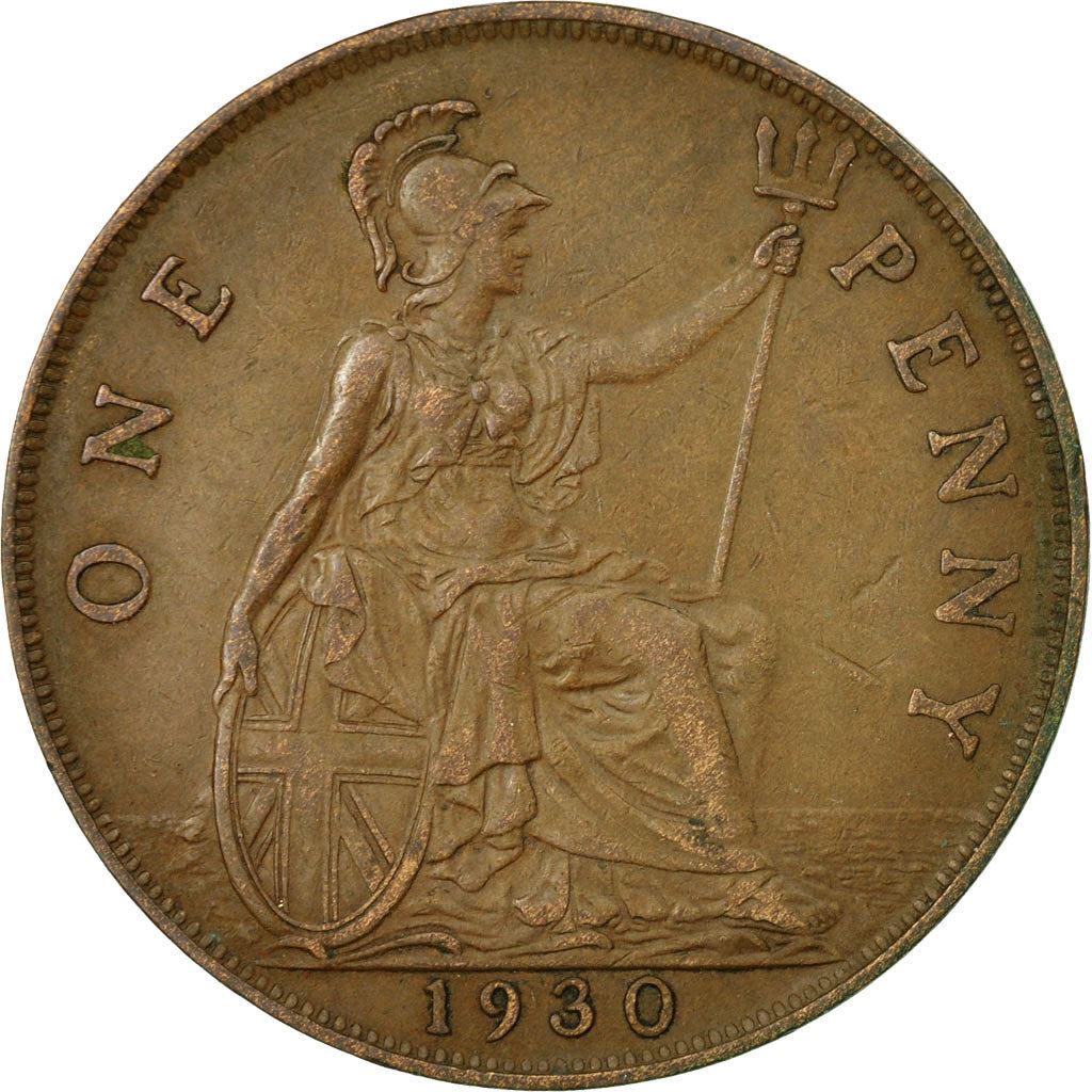 United Kingdom | 1 Penny Coin | George V | KM:838 | 1928 - 1936