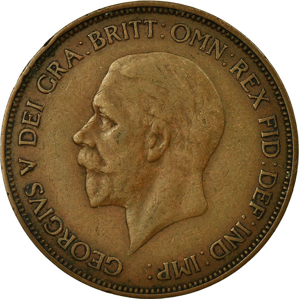 United Kingdom | 1 Penny Coin | George V | KM:838 | 1928 - 1936