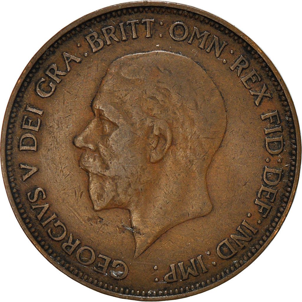 United Kingdom | 1 Penny Coin | George V | KM:838 | 1928 - 1936