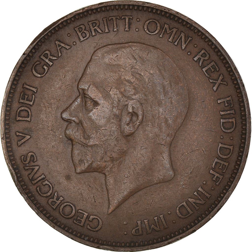 United Kingdom | 1 Penny Coin | George V | KM:838 | 1928 - 1936