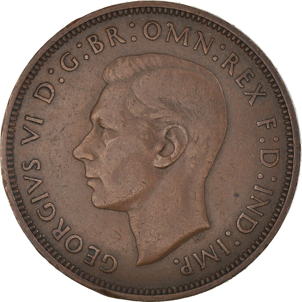United Kingdom | 1 Penny Coin | Britannia | KM:845 | 1937 - 1948