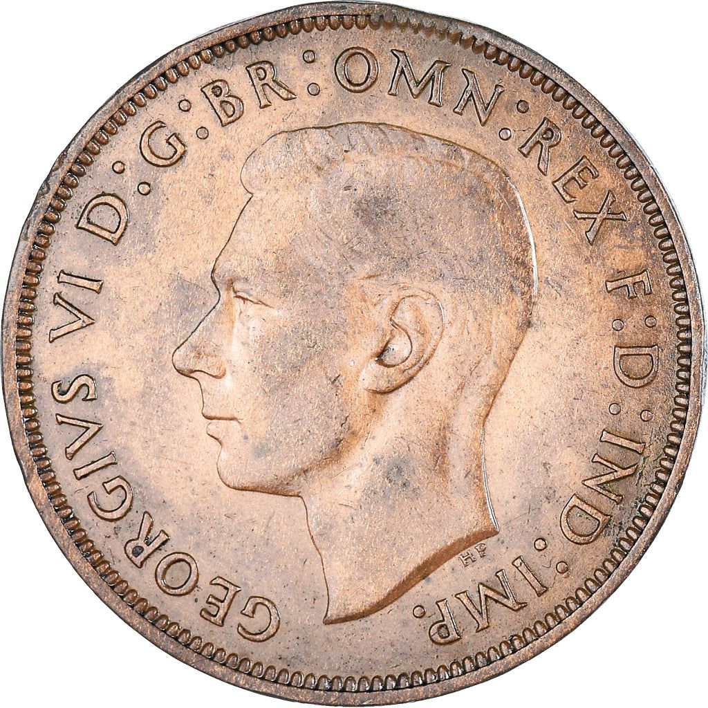 United Kingdom | 1 Penny Coin | Britannia | KM:845 | 1937 - 1948