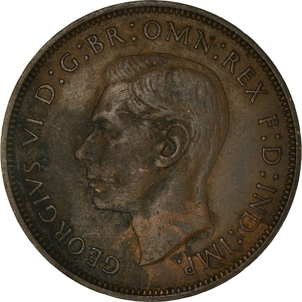 United Kingdom | 1 Penny Coin | Britannia | KM:845 | 1937 - 1948