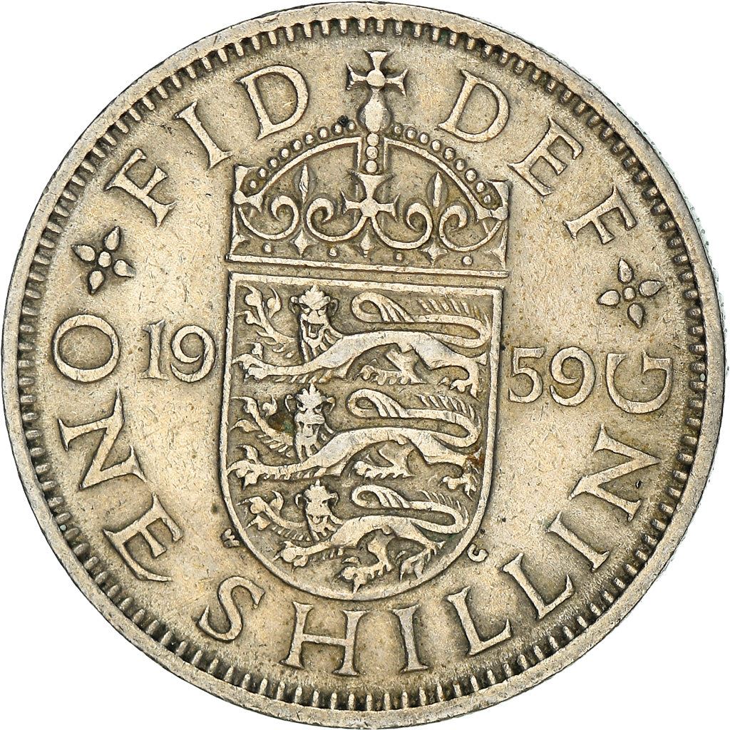 United Kingdom | 1 Shilling Coin | Elizabeth II | KM:904 | 1954 - 1970