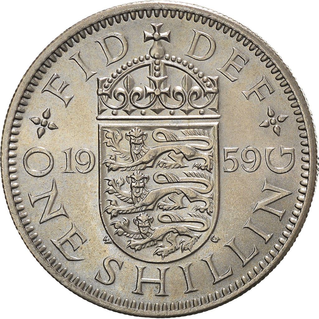United Kingdom | 1 Shilling Coin | Elizabeth II | KM:904 | 1954 - 1970