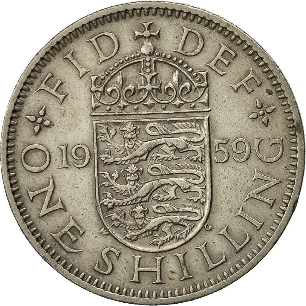 United Kingdom | 1 Shilling Coin | Elizabeth II | KM:904 | 1954 - 1970
