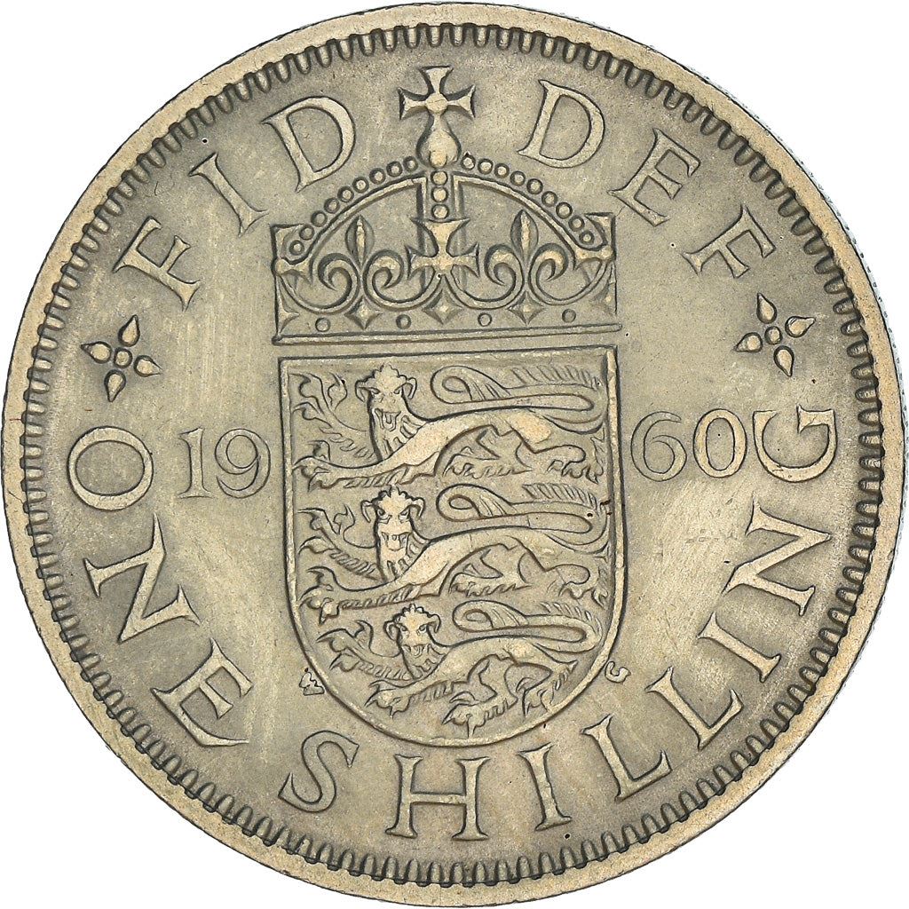 United Kingdom | 1 Shilling Coin | Elizabeth II | KM:904 | 1954 - 1970