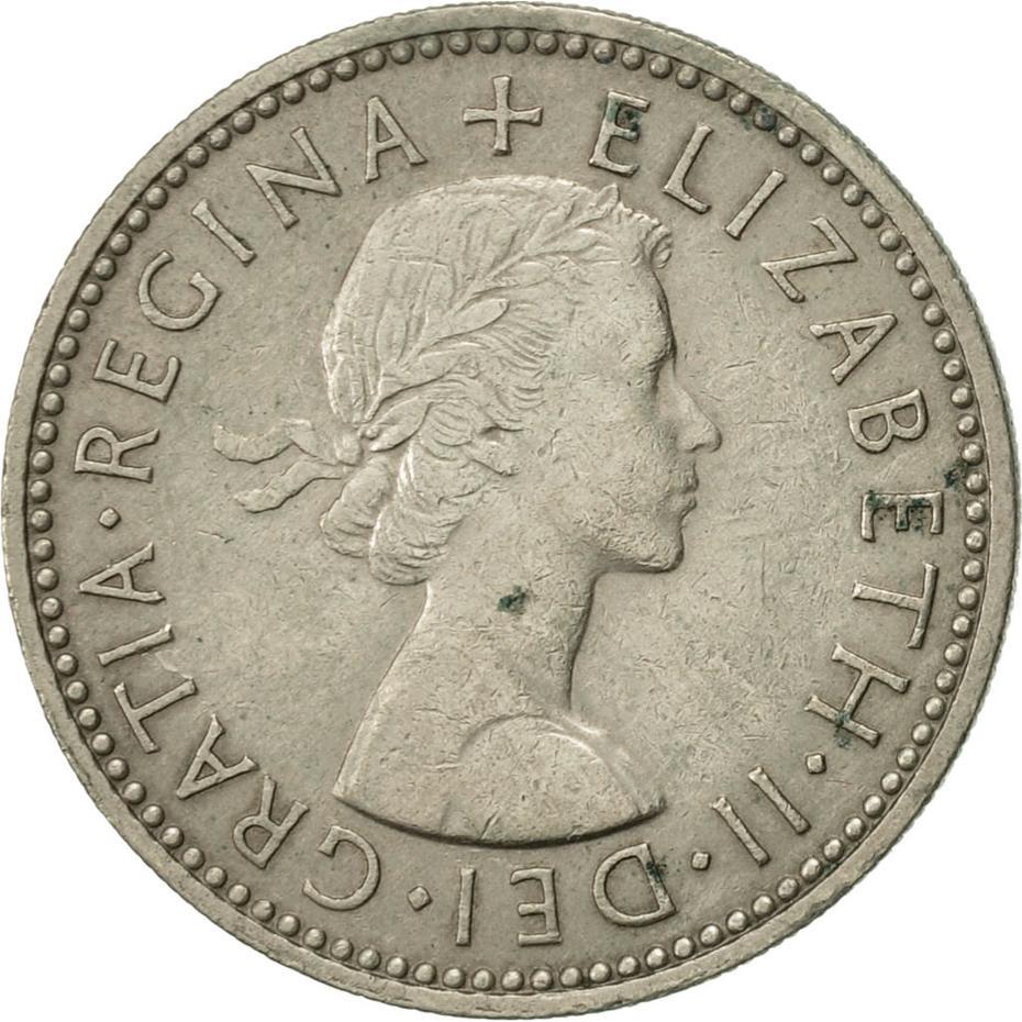 United Kingdom | 1 Shilling Coin | Elizabeth II | KM:904 | 1954 - 1970