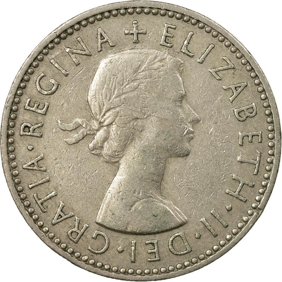 United Kingdom | 1 Shilling Coin | Elizabeth II | Km:905 | 1954 - 1970