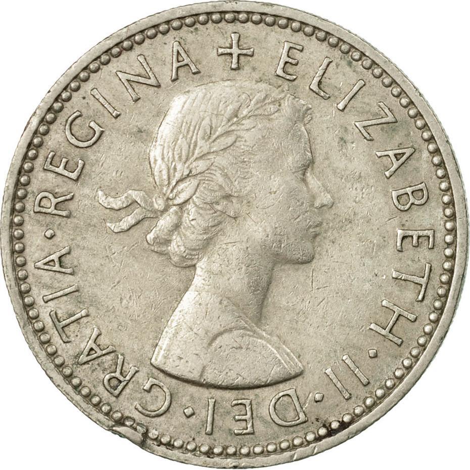 United Kingdom | 1 Shilling Coin | Elizabeth II | Km:905 | 1954 - 1970