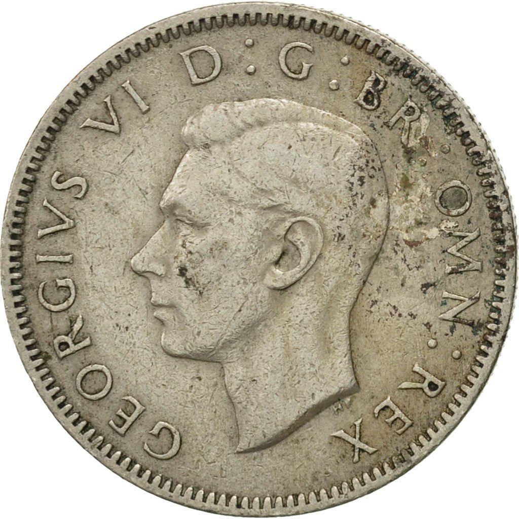 United Kingdom | 1 Shilling Coin | George VI | KM:864 | 1947 - 1948