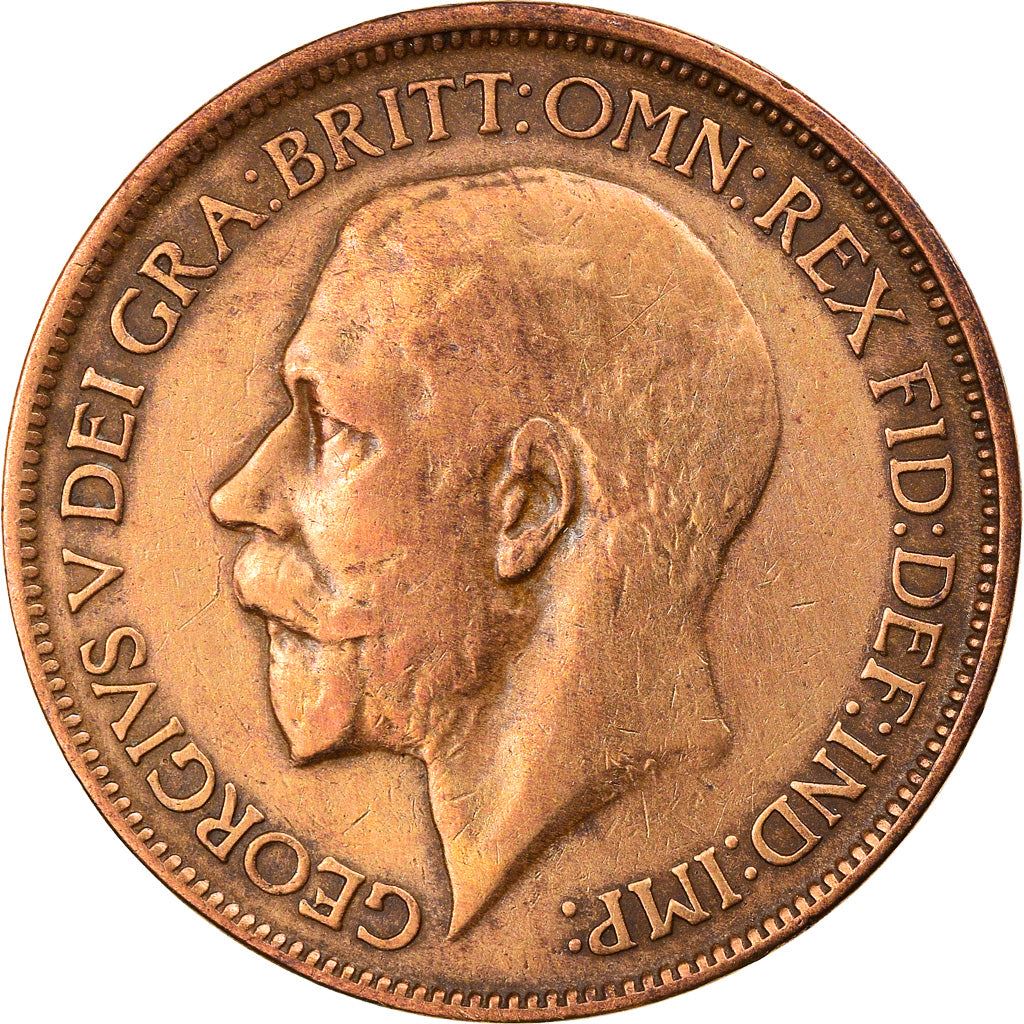 United Kingdom | 1/2 Penny Coin | George V | KM:809 | 1911 - 1925