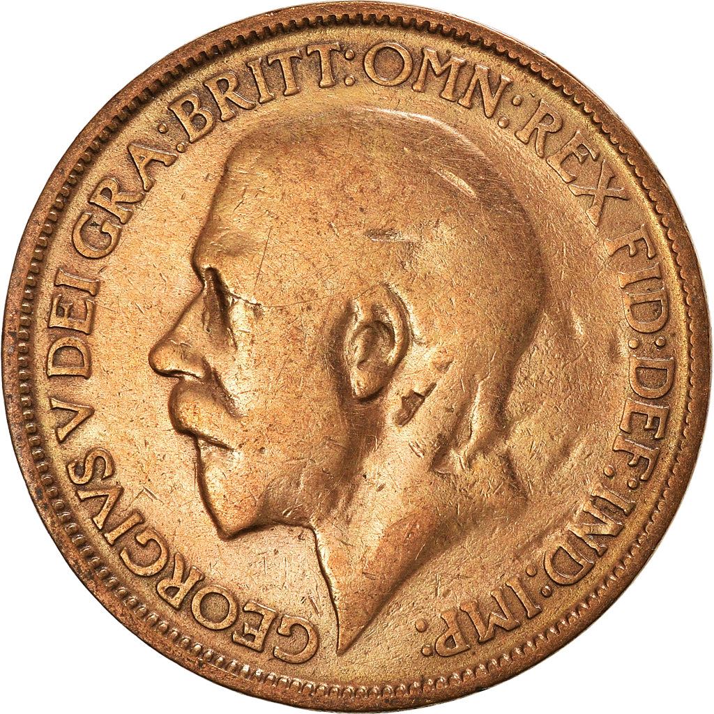 United Kingdom | 1/2 Penny Coin | George V | KM:809 | 1911 - 1925