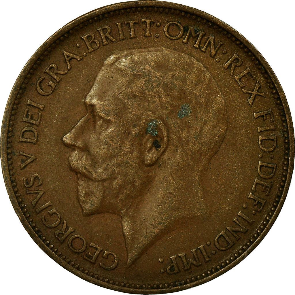 United Kingdom | 1/2 Penny Coin | George V | KM:809 | 1911 - 1925