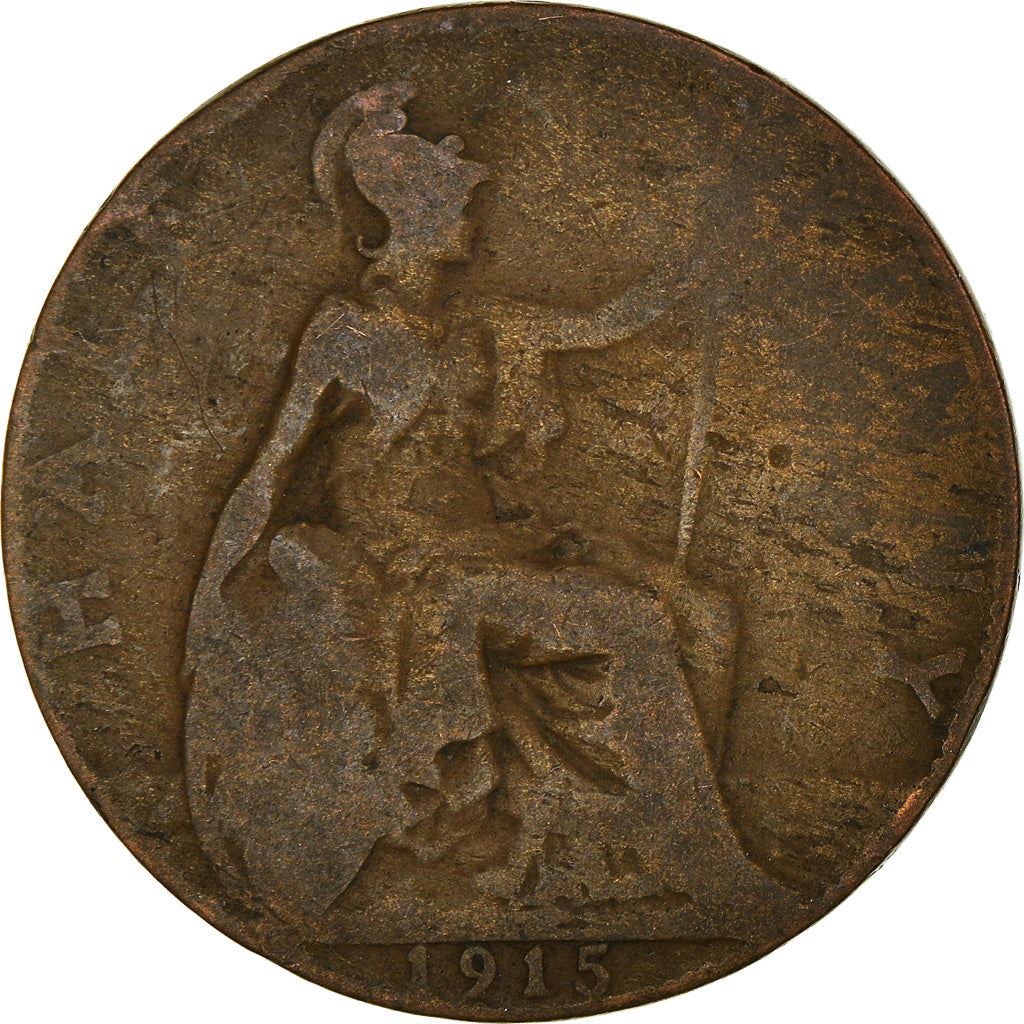 United Kingdom | 1/2 Penny Coin | George V | KM:809 | 1911 - 1925