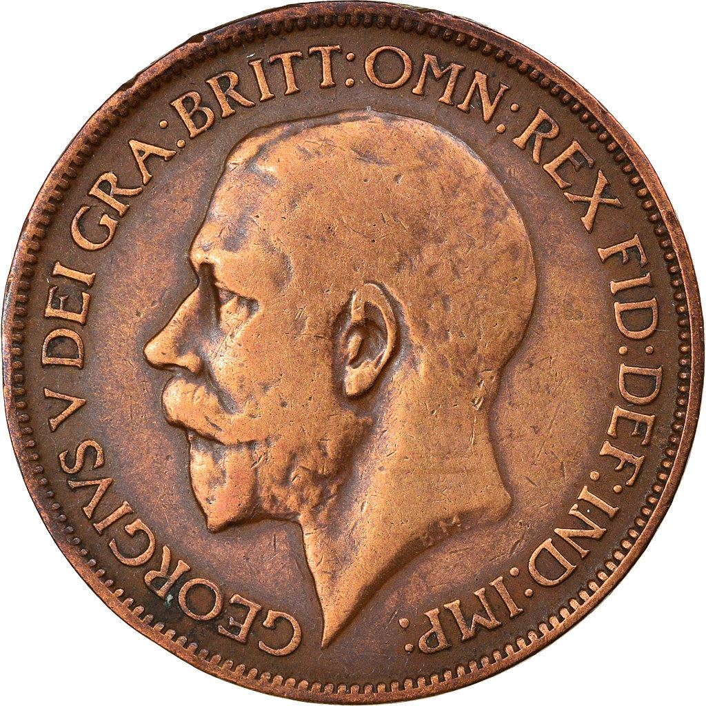 United Kingdom | 1/2 Penny Coin | George V | KM:809 | 1911 - 1925