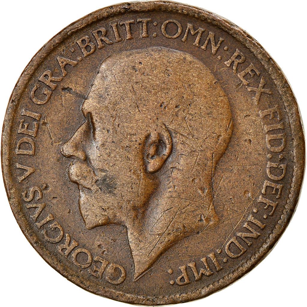 United Kingdom | 1/2 Penny Coin | George V | KM:809 | 1911 - 1925