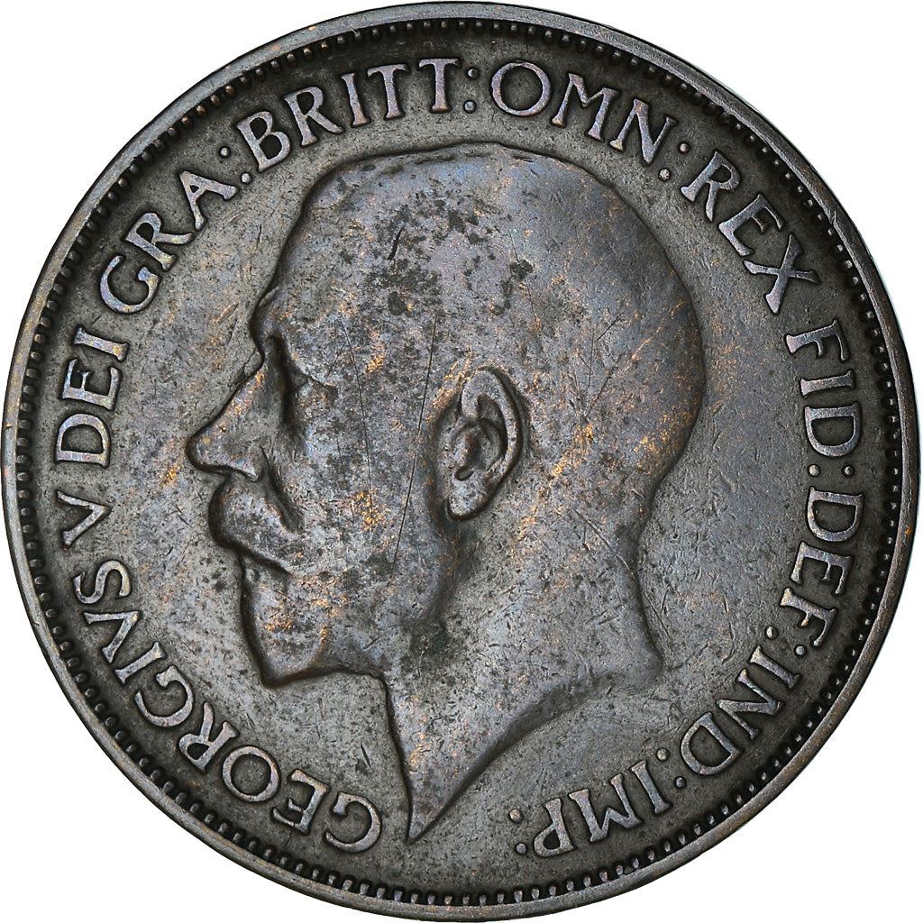 United Kingdom | 1/2 Penny Coin | George V | KM:809 | 1911 - 1925