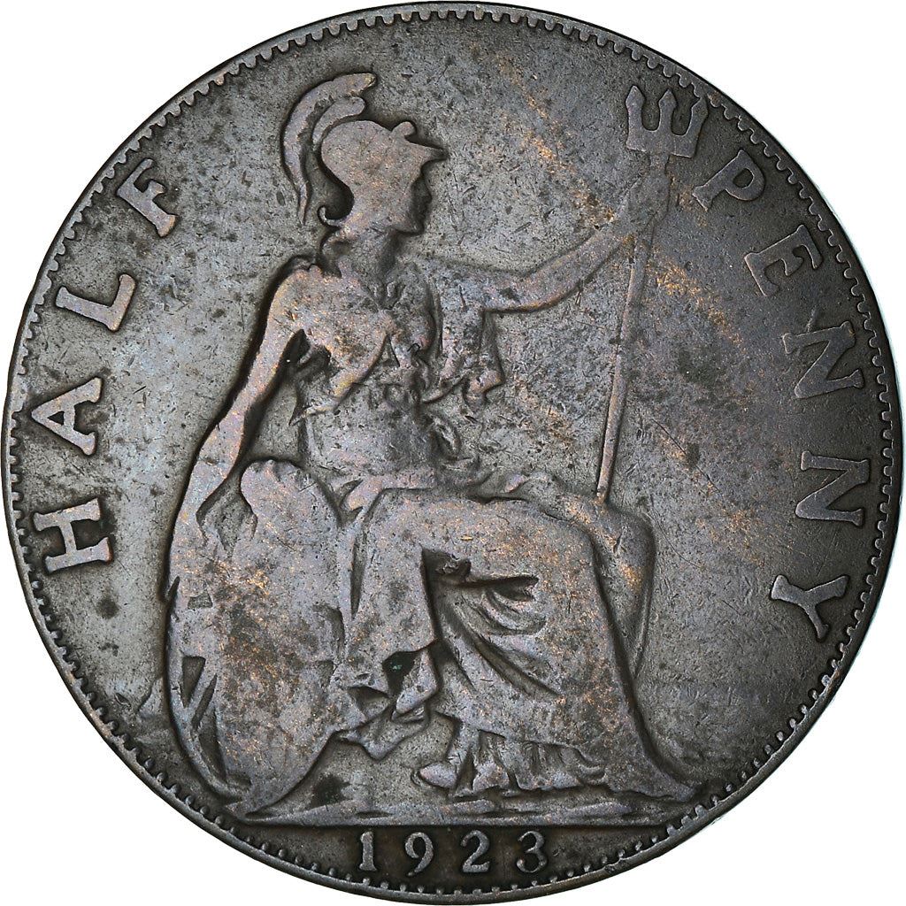 United Kingdom | 1/2 Penny Coin | George V | KM:809 | 1911 - 1925