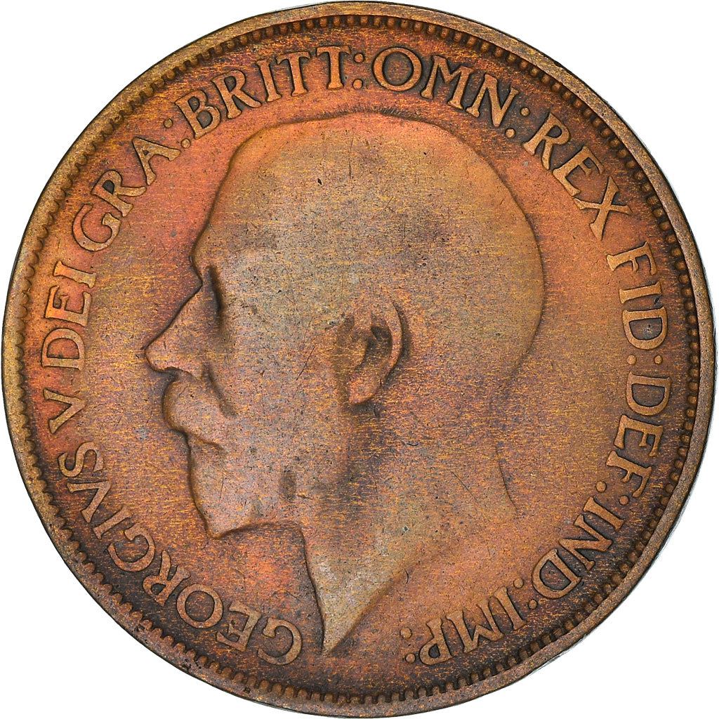 United Kingdom | 1/2 Penny Coin | George V | KM:809 | 1911 - 1925