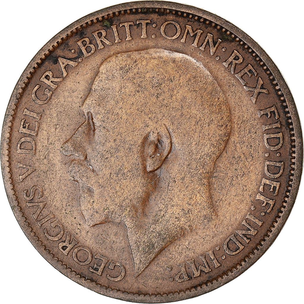 United Kingdom | 1/2 Penny Coin | George V | KM:809 | 1911 - 1925
