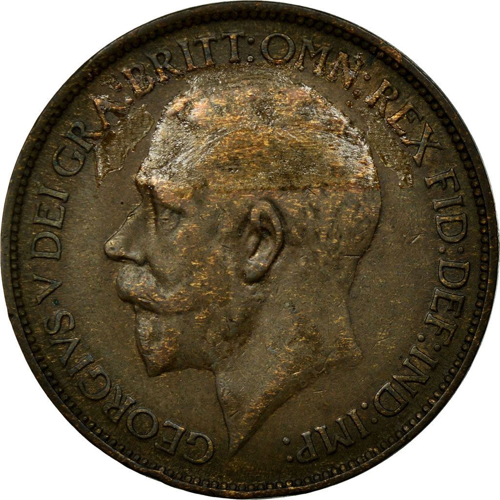 United Kingdom | 1/2 Penny Coin | George V | KM:809 | 1911 - 1925