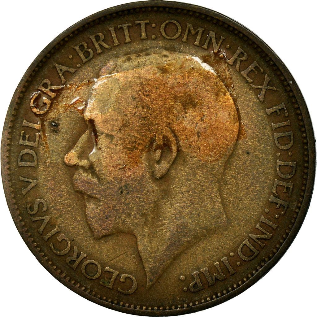 United Kingdom | 1/2 Penny Coin | George V | KM:809 | 1911 - 1925
