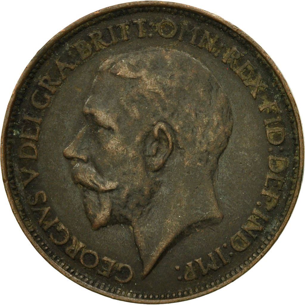 United Kingdom | 1/2 Penny Coin | George V | KM:809 | 1911 - 1925