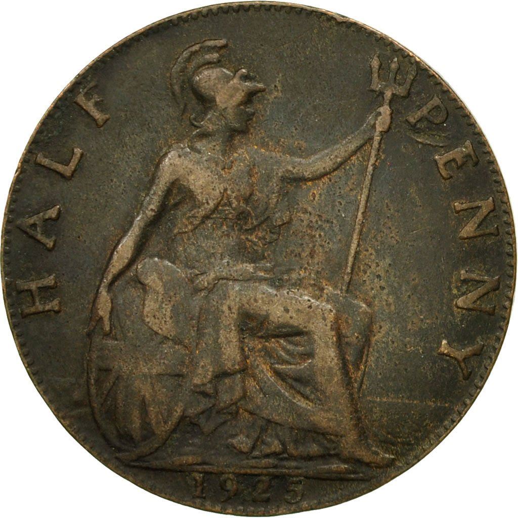 United Kingdom | 1/2 Penny Coin | George V | KM:809 | 1911 - 1925