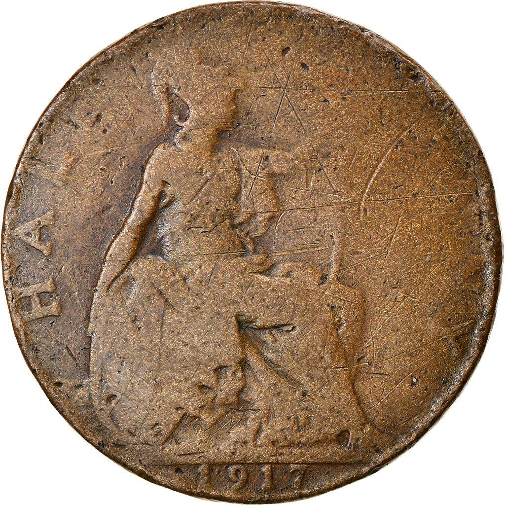 United Kingdom | 1/2 Penny Coin | George V | KM:809 | 1911 - 1925