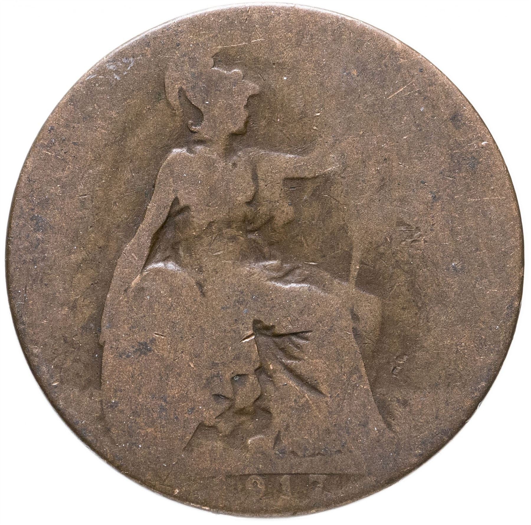 United Kingdom | 1/2 Penny Coin | George V | KM:809 | 1911 - 1925