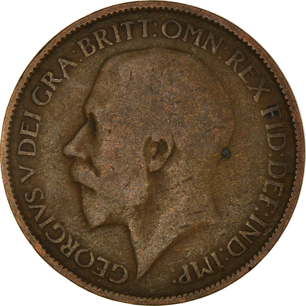 United Kingdom | 1/2 Penny Coin | George V | KM:809 | 1911 - 1925