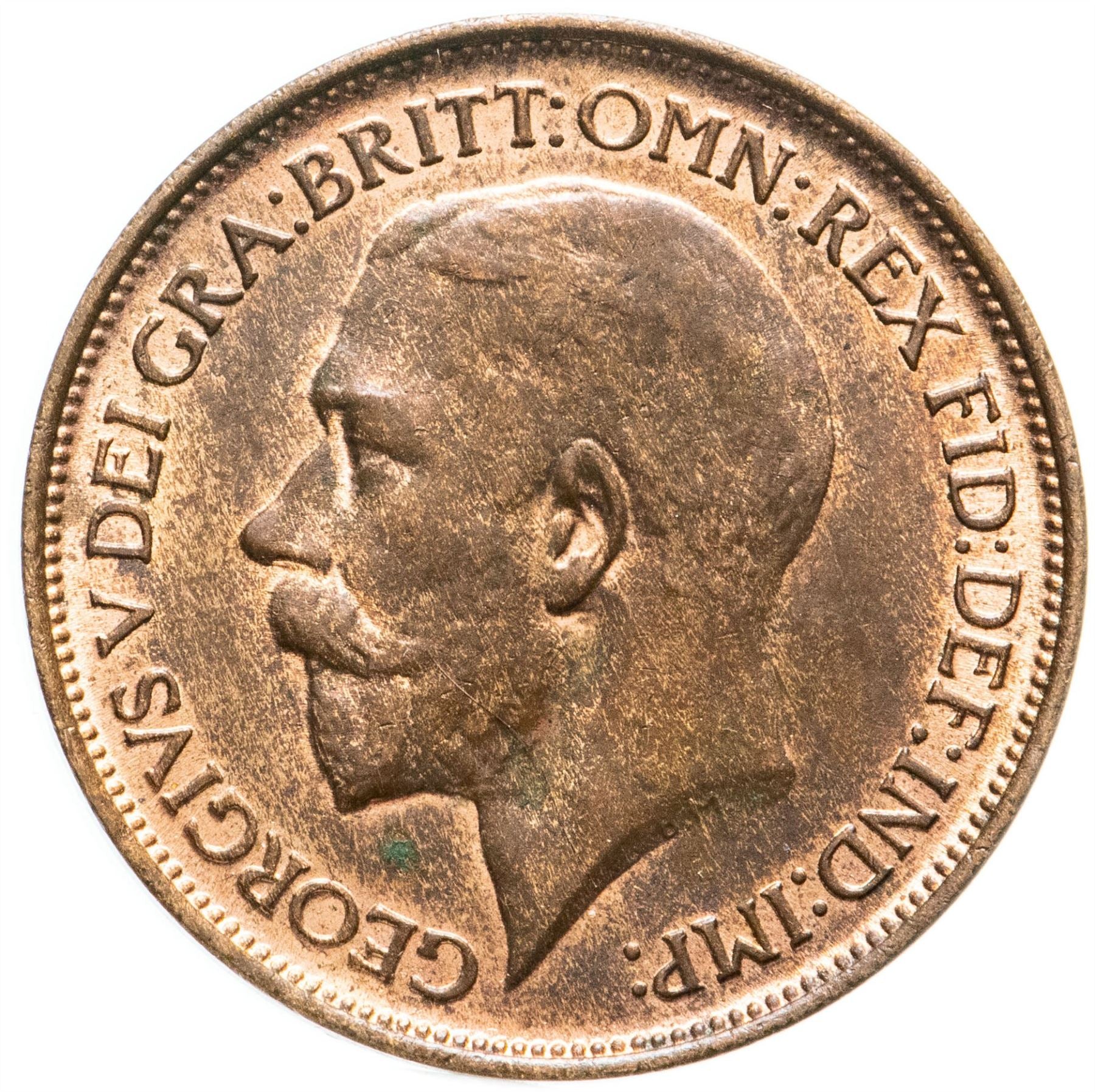 United Kingdom | 1/2 Penny Coin | George V | KM:809 | 1911 - 1925