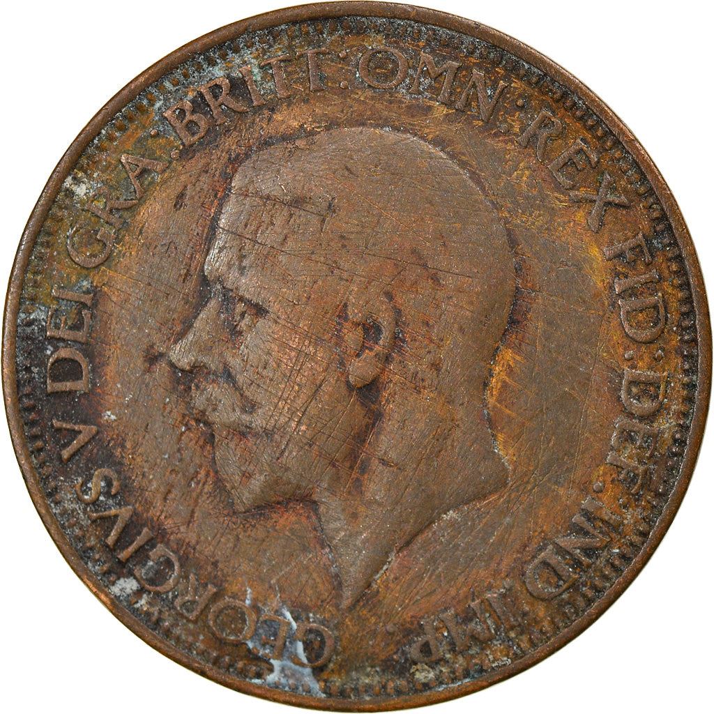 United Kingdom | 1/2 Penny Coin | George V | KM:837 | 1928 - 1936
