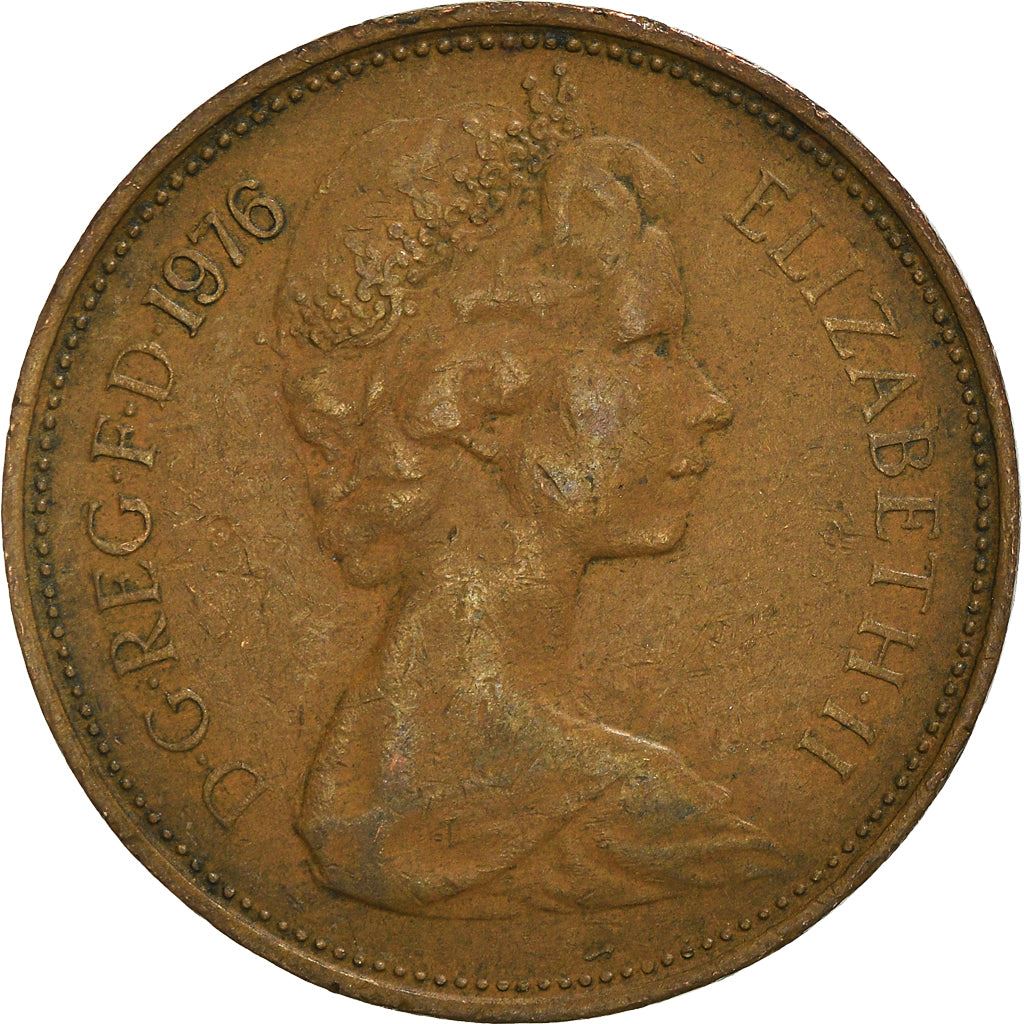 United Kingdom | 2 New Pence Coin | Elizabeth II | KM:916 | 1971 - 1981