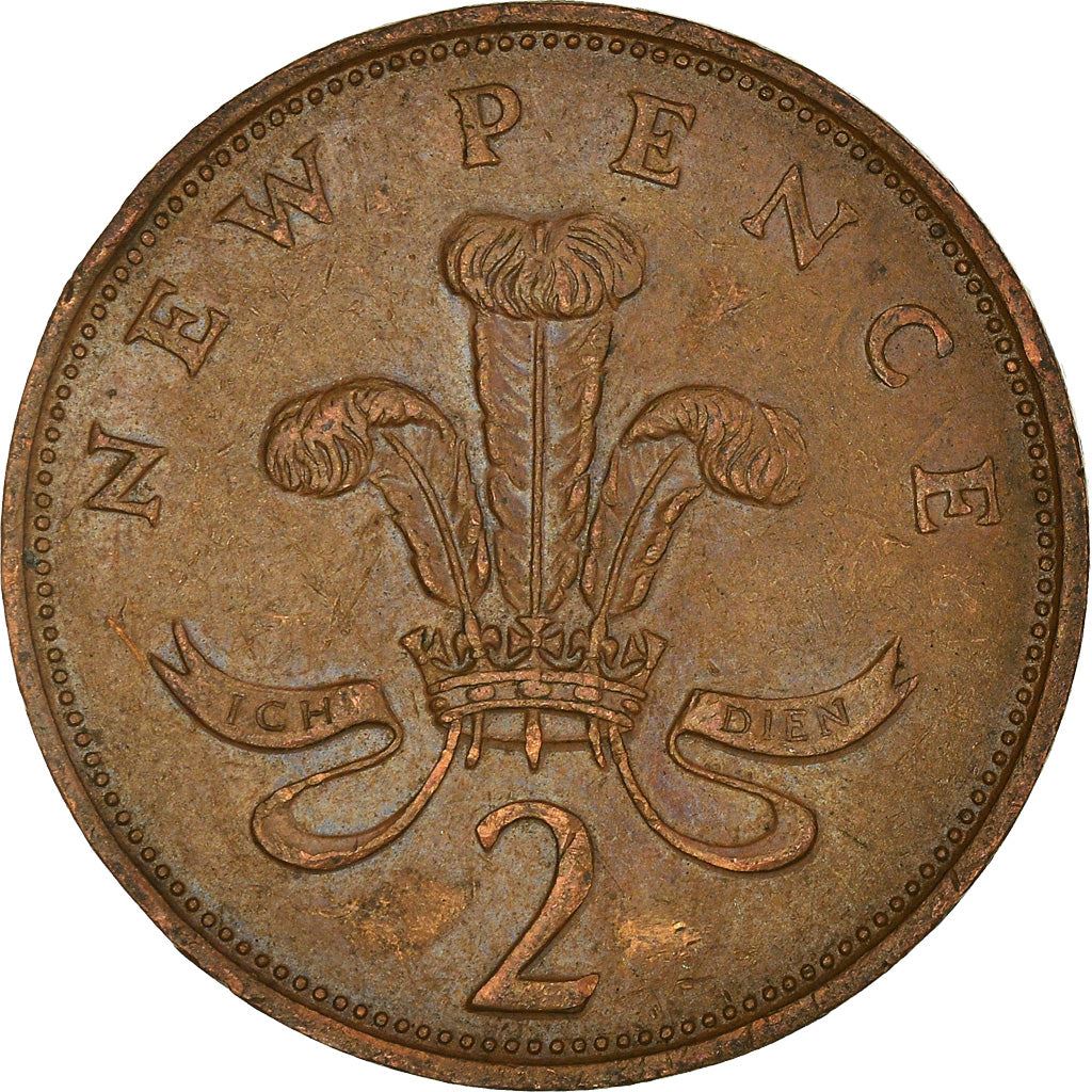 United Kingdom | 2 New Pence Coin | Elizabeth II | KM:916 | 1971 - 1981