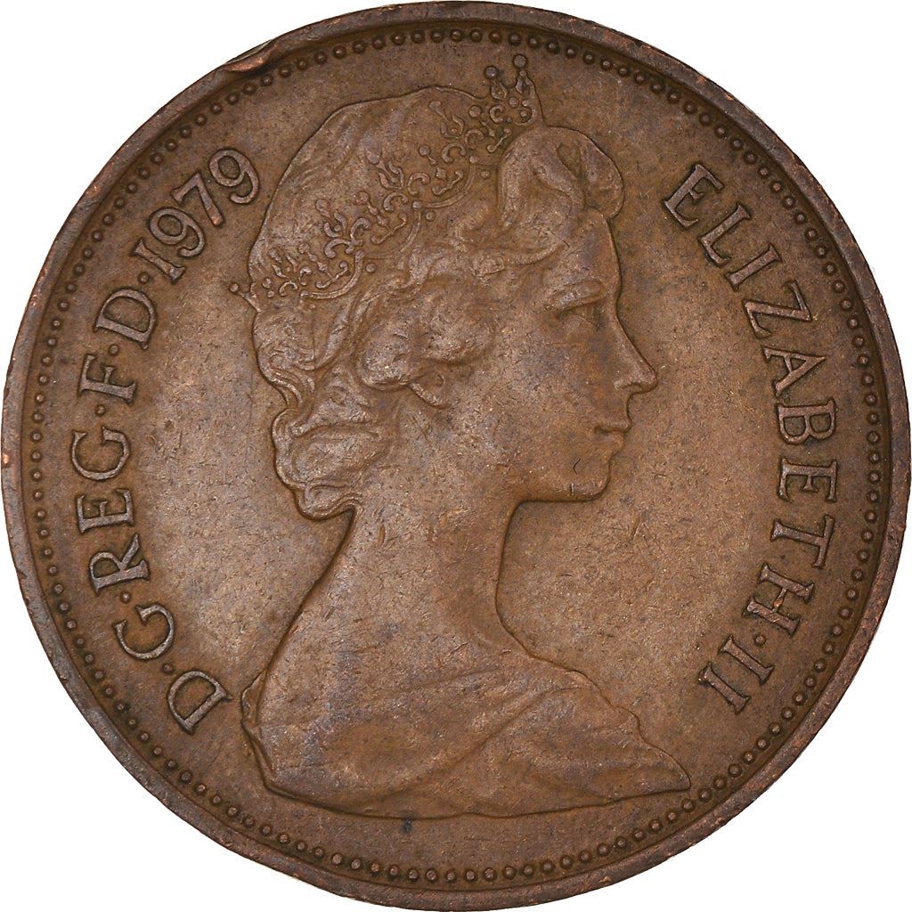 United Kingdom | 2 New Pence Coin | Elizabeth II | KM:916 | 1971 - 1981