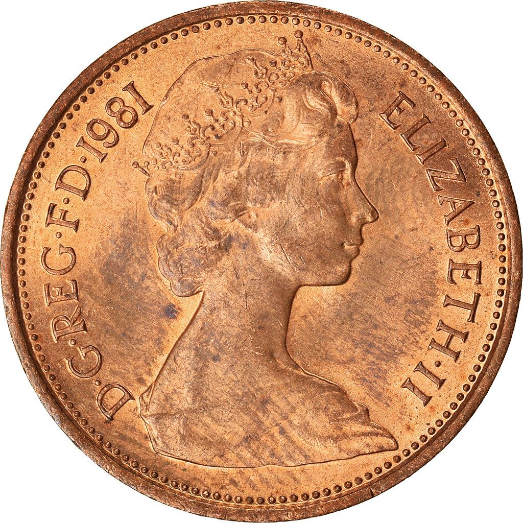 United Kingdom | 2 New Pence Coin | Elizabeth II | KM:916 | 1971 - 1981
