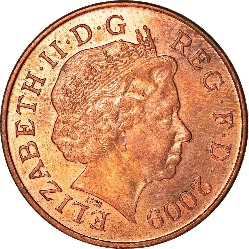 United Kingdom | 2 Pence Coin | Elizabeth II | Km:1108 | 2008 - 2015