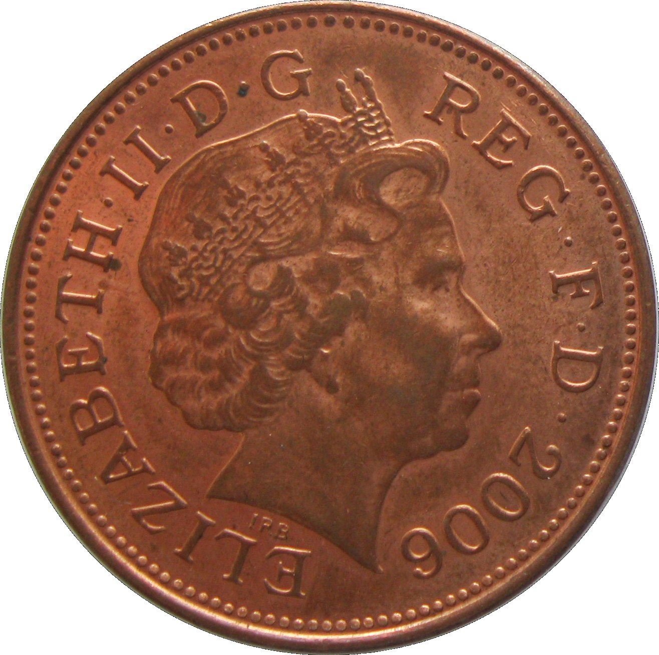 United Kingdom | 2 Pence Coin | Elizabeth II | KM:987 | 1998 - 2008