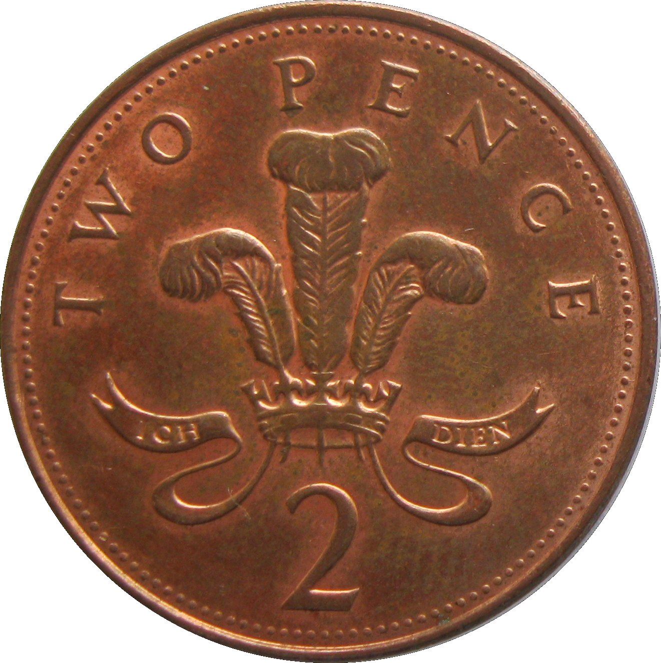 United Kingdom | 2 Pence Coin | Elizabeth II | KM:987 | 1998 - 2008