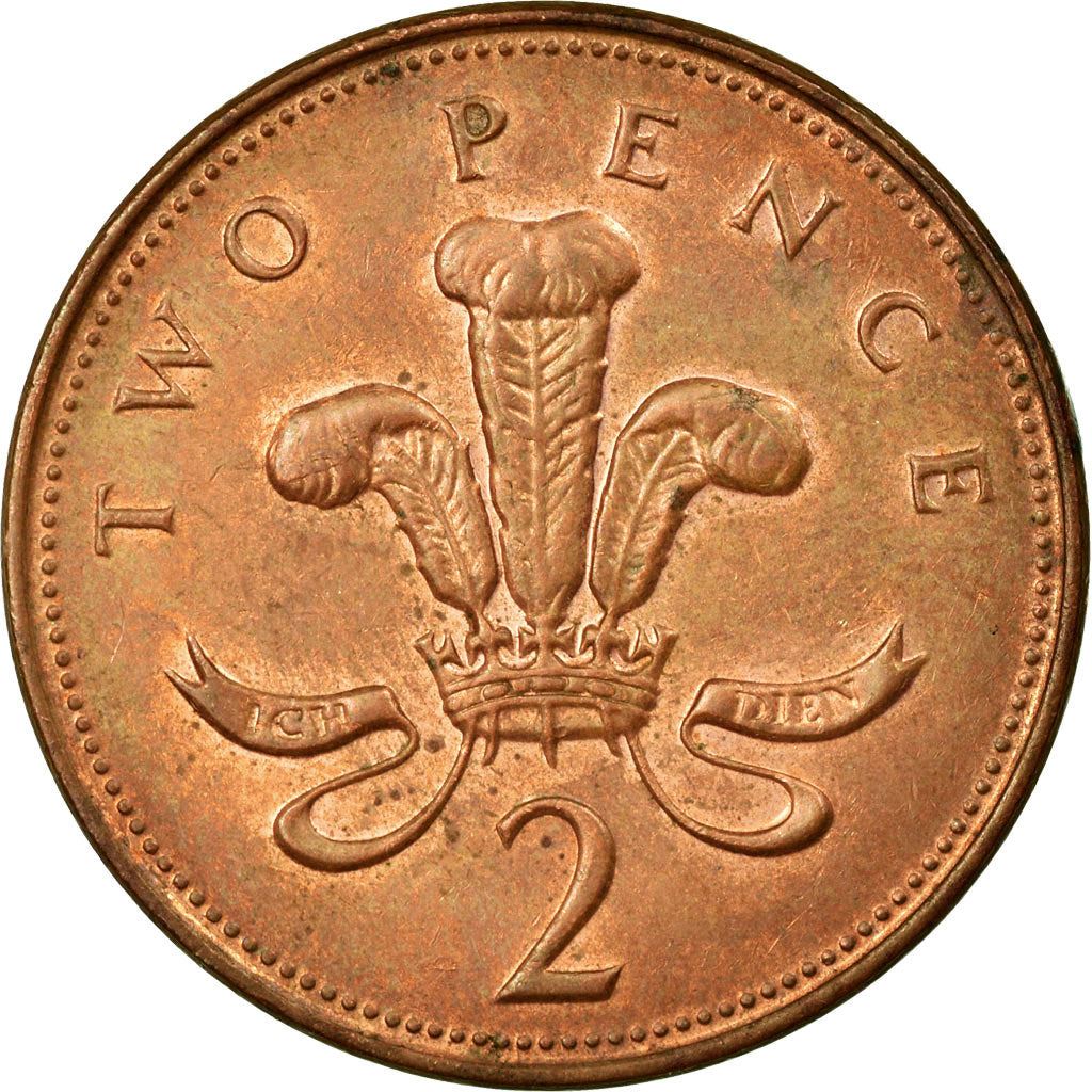 United Kingdom | 2 Pence Coin | Elizabeth II | KM:987 | 1998 - 2008