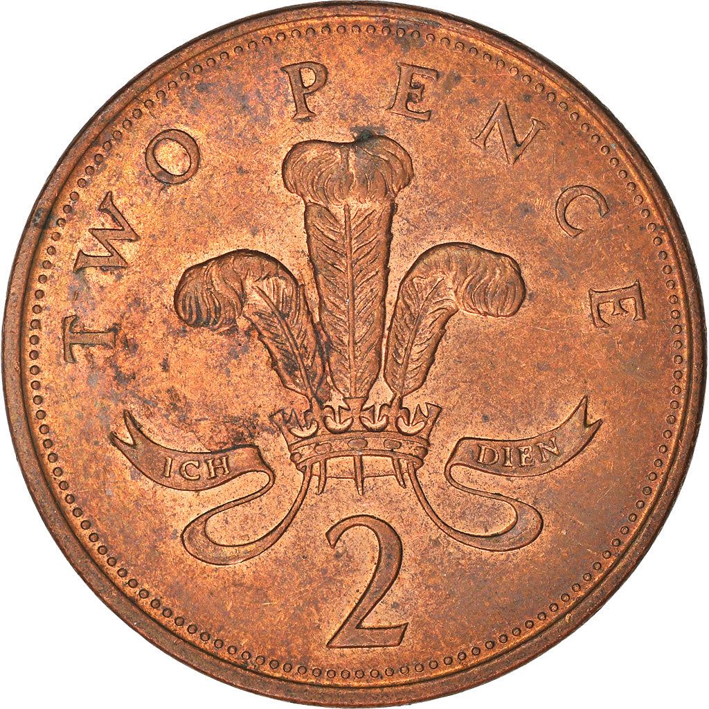 United Kingdom | 2 Pence Coin | Elizabeth II | KM:987 | 1998 - 2008