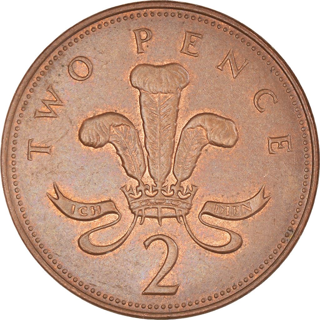United Kingdom | 2 Pence Coin | Elizabeth II | KM:987 | 1998 - 2008