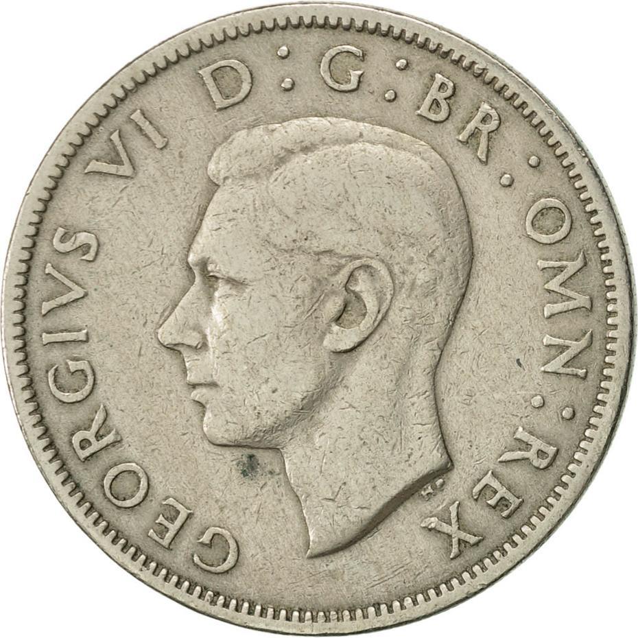 United Kingdom | 2 Shillings Coin | George VI | KM:865 | 1947 - 1948