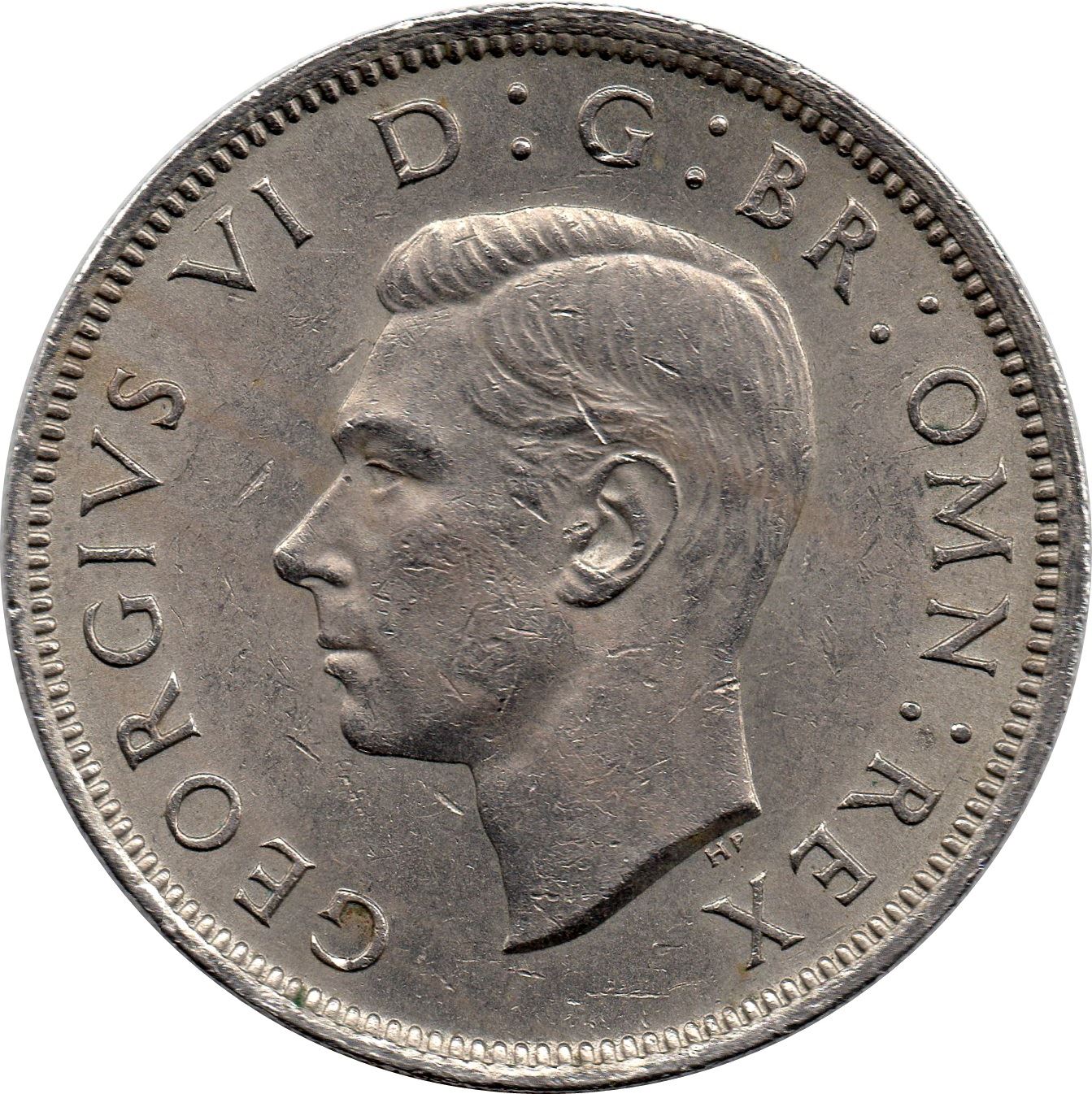 United Kingdom | 2 Shillings Coin | George VI | KM:865 | 1947 - 1948