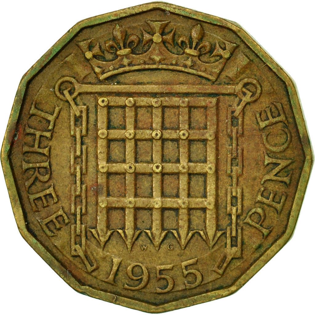 United Kingdom | 3 Pence Coin | Elizabeth II | KM:900 | 1954 - 1970
