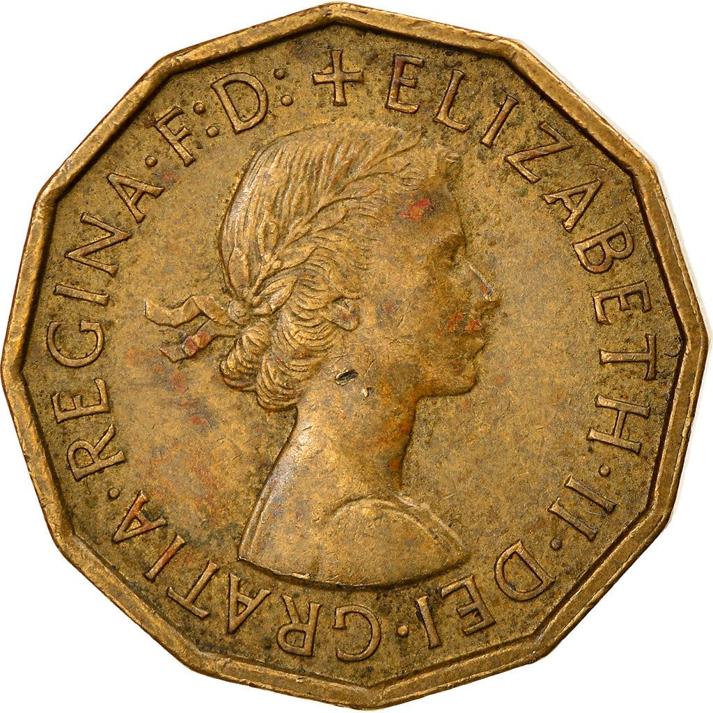 United Kingdom | 3 Pence Coin | Elizabeth II | KM:900 | 1954 - 1970